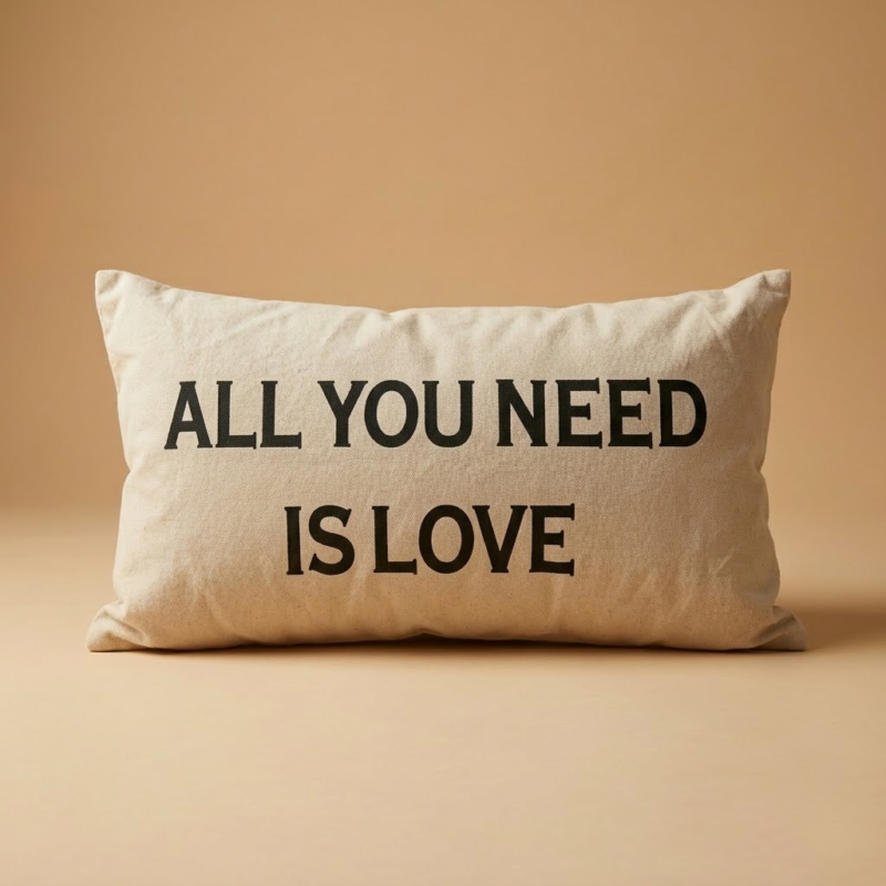 Almohadón rectangular LOVE