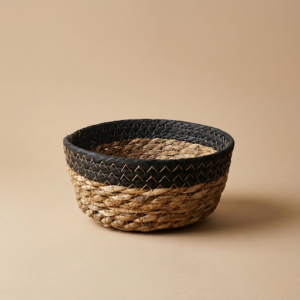 Panera seagrass bode negro 18x8cm