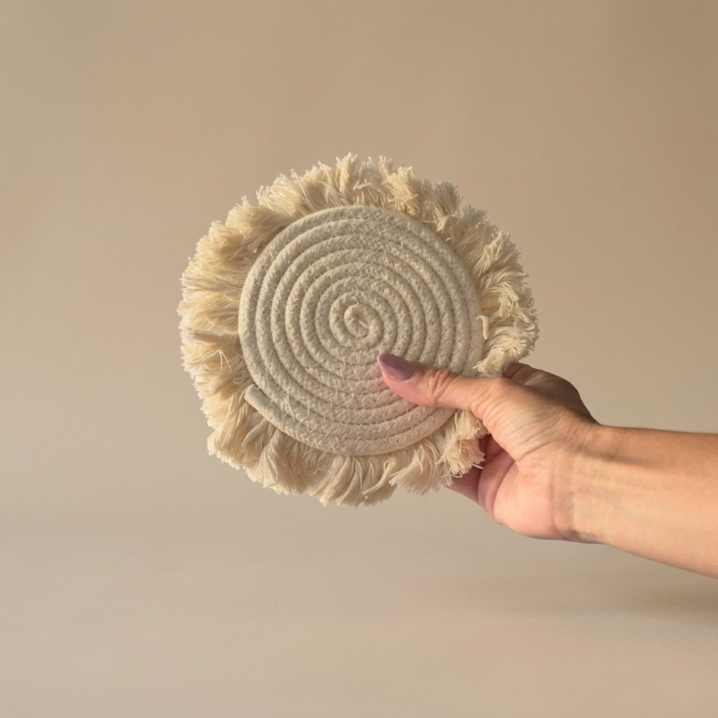 Posavela de hilo de algodón 18cm