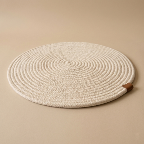 INDIVIDUAL_29CM_HILO Individual redondo de hilo de algodón 29cm