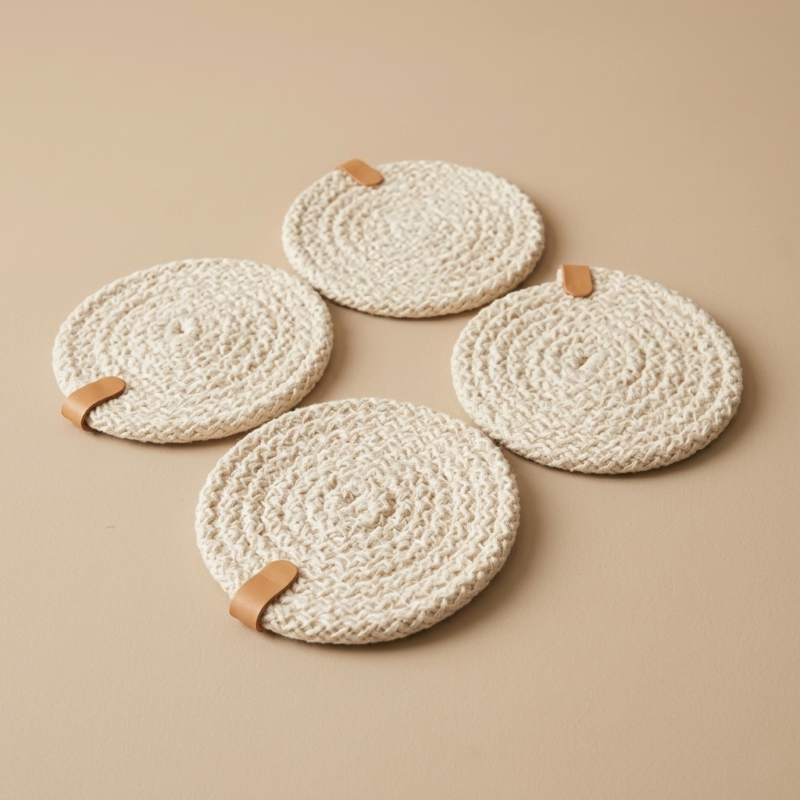 Posavaso hilo rustico 11cm