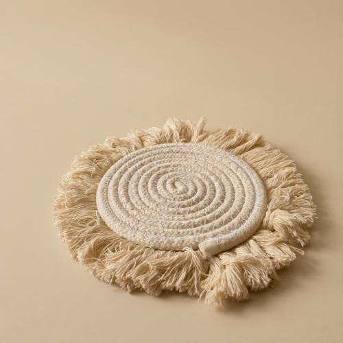 Posavela de hilo de algodón 18cm