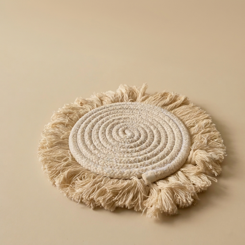 Posavela de hilo de algodón 18cm