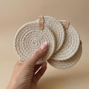 Posavaso hilo rustico 11cm