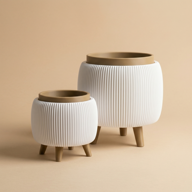 Set de macetas decorativas PÓDIA
