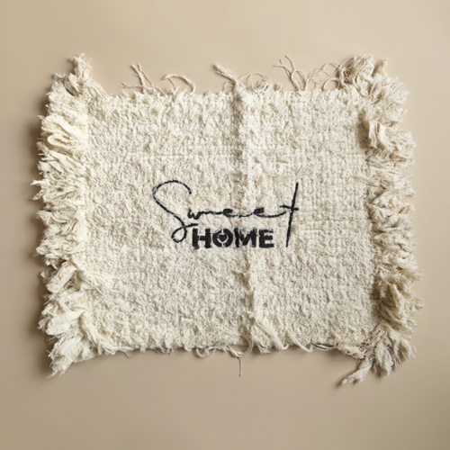 Alfombra rectangular 50x70cm SWEET HOME