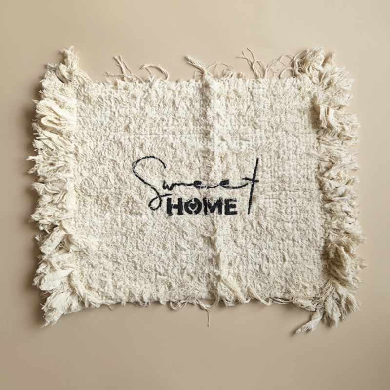 Alfombra rectangular 50x70cm SWEET HOME