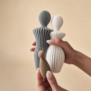 Set figuras Familia 20 cm - Pareja + gato