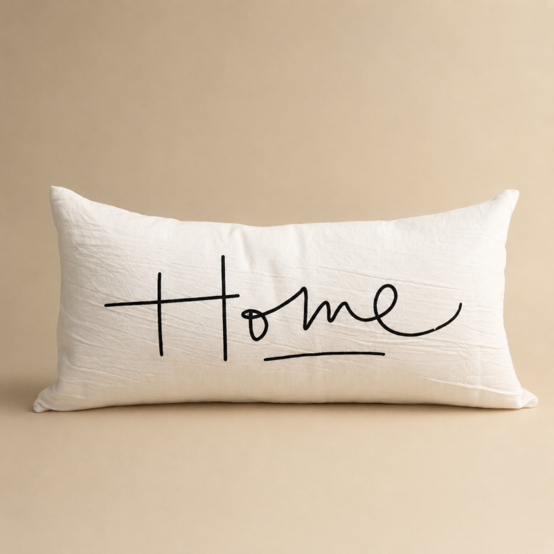 Almohadón rectangular 50x25cm HOME