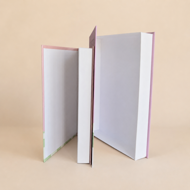 Set x2 cajas organizadoras Libros decorativos Drinks
