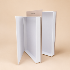 Set x2 cajas organizadoras Libros decorativos Café